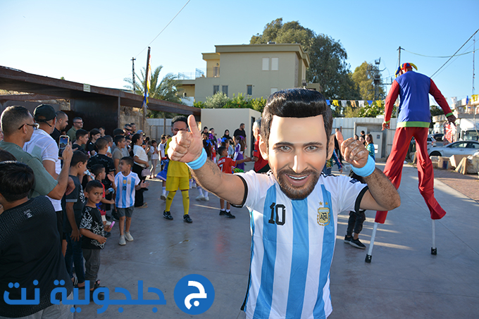 موكب كأس العالم المتجول في جلجولية برعاية جمعية غيث